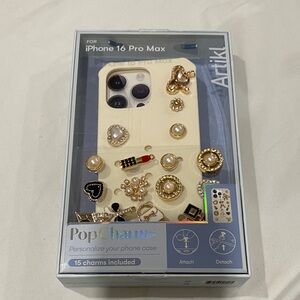 Cream Phone Case for iPhone 16 Pro Max